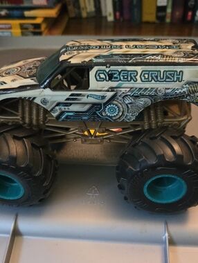 Cyber Crush Monster Truck Toy - Teal Accents